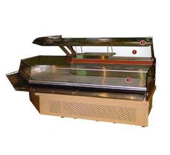 SYGJ-P44    5尺轉角型冷藏開放式展示櫃