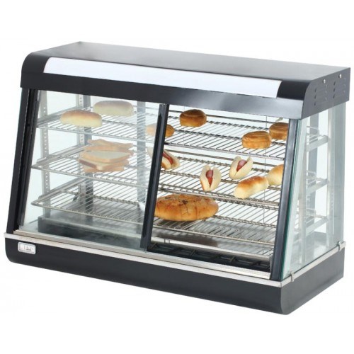 SYSHB-R60-1    3尺雙面開玻璃保溫櫥