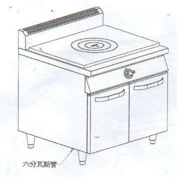 SYCBW-FDC-175    法式二環板爐+下櫥櫃-75深