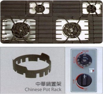 SYHL-TDF-2275   二主二副下檯板西餐爐