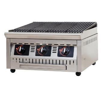 SYCBW-CBG-56H  桌上型瓦斯碳烤爐+火山石56*90*30CM