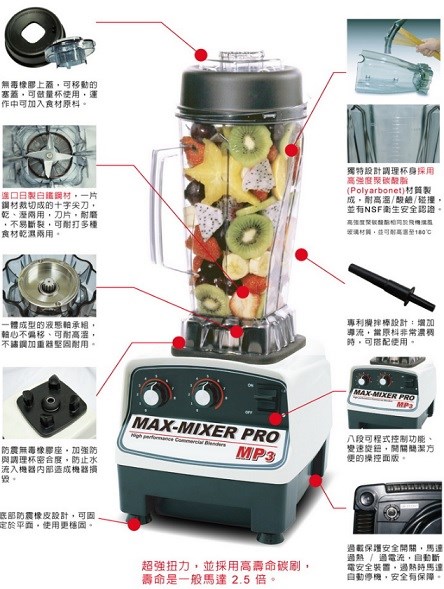 SYYY-3P MAX-MIXER PRO 生機調理機-3HP