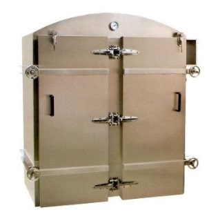 SYCBW-DPS-200-2   雙門推入式蒸庫含推車2台-弧形200*140CM鍋爐