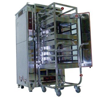 SYGJ-P27   IC觸控400型蒸食機微壓子母車