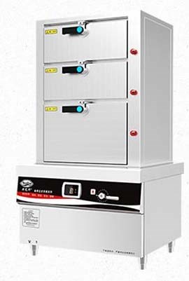 SYSLB-HIHL-T25D3EV   商用電力式三門海鮮蒸櫃-25KW
