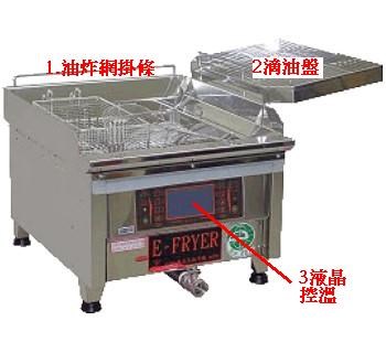 SYGJ-P14   LCD控溫單槽油炸機桌上型18