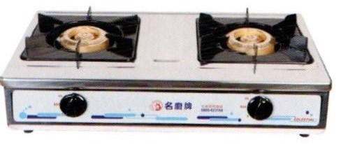 SYMC-TA-287名廚銅心雙口瓦斯爐+調整器(二環安全爐)