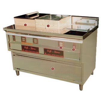 SYGJ-P48-1 炒麵炒飯炒米粉保溫展示台