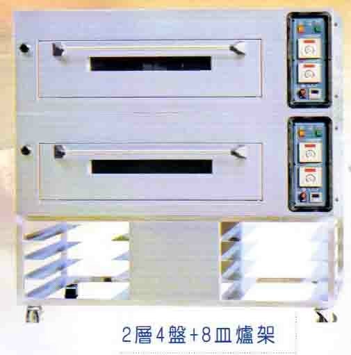 SYCD-L204ST-EGO   電烤箱2層4盤8盤出爐架-EGO