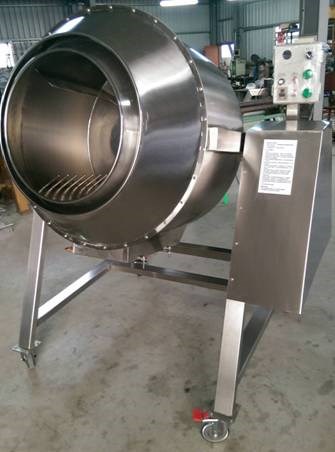 SYGL-S350AD   炒食機-雙層-電動下料(350L)