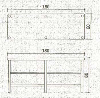 SYCS-2006-3A-304-1.0   工作台2尺*6尺*3層1.0