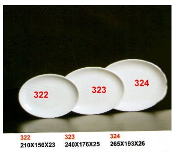 SYHSC-M-322乳白色系列美耐皿-8.5"腰型果盤