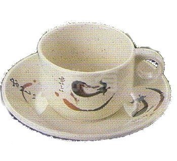 SYSHA-108紫茄系列美耐皿-咖啡杯盤