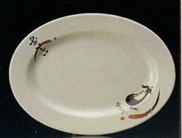 SYSHA-309紫茄系列美耐皿-腰只盤 