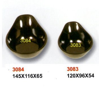 SYHSC-B-3084黑色系列美耐皿-4.5"天水碗