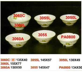 SYHSC-F-3055福蓉花系列美耐皿-5.4"生意碗