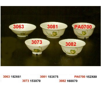 SYHSC-F-3082福蓉花系列美耐皿- 6.3"蓮波碗