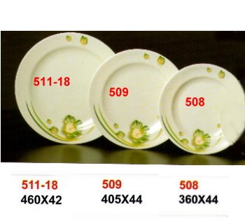 SYHSC-F-511-18福蓉花系列美耐皿-18"中式圓盤