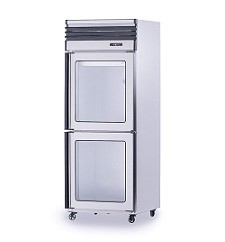 SYDR-FJ25A30P 2.5尺不鏽鋼二門玻璃冷凍庫