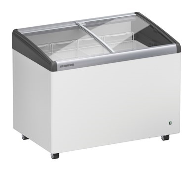SYHLB-EFI-2803  LIEBHERR弧型玻璃對拉冷凍櫃197L、3尺5
