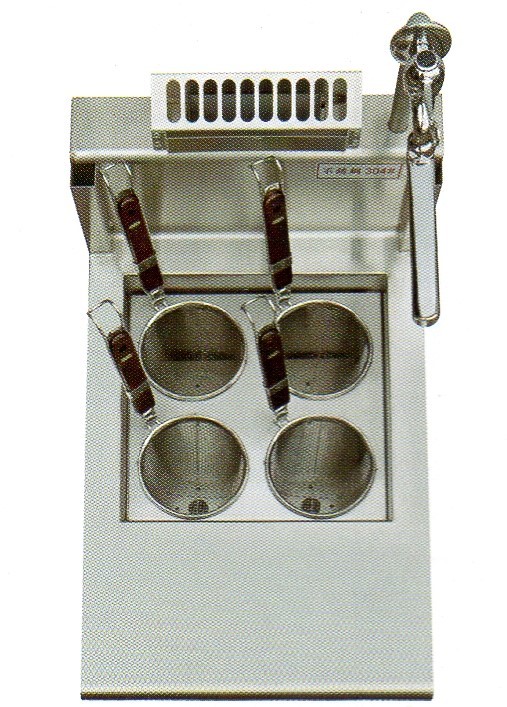 SYHL-BDG-4P    4切噴流式煮麵機(上架-選配)