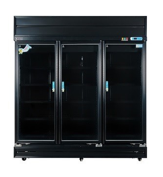 SYGC-TD-6200B冷藏三門展示櫃(黑色)(機上型)