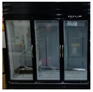 SYRS-S2009-1三門玻璃冷藏展示櫃(黑框)