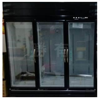 SYRS-S2010-1三門玻璃冷凍展示櫃(黑框)