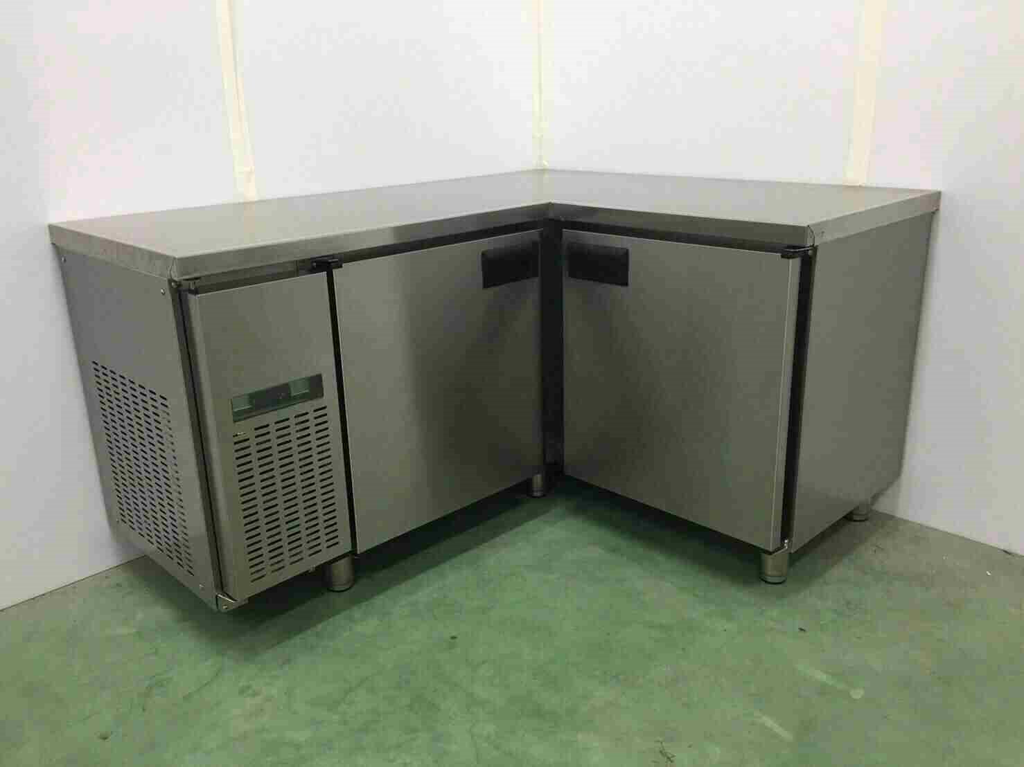 SYDR-WABS15A20     不鏽鋼工作台-轉角櫃-機左-風冷全冷藏