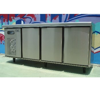 SYDR-WT-60-3      6尺不鏽鋼工作台-半凍半藏