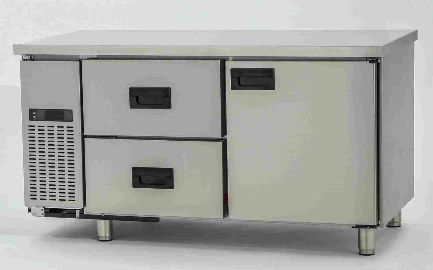 SYDR-FWTBL12A1E                   4尺工作台冰箱(抽屜型)-半凍藏-風冷-左2抽右門