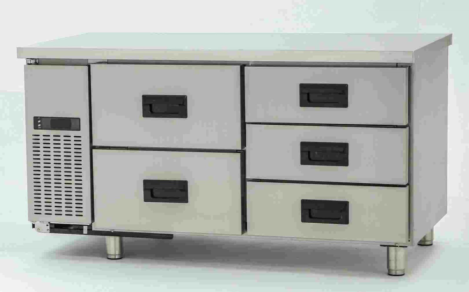 SYDR-FWTBL15A30-7        5尺工作台冰箱(抽屜型)-全凍-風冷-左2抽右3抽