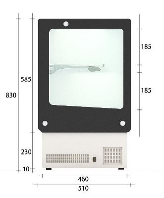 SYSCC-MINI-C-1200           MINI 桌上型直角冷藏櫃(雙層)-4尺