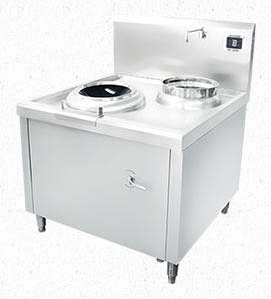 SYSLB-HICL-H50WE    商用立式電磁式單口連尾小炒爐-950*1050*1200MM-三相220V