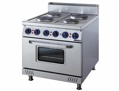 SYCBW-BEO-675  六口電熱板爐+下烤箱75深