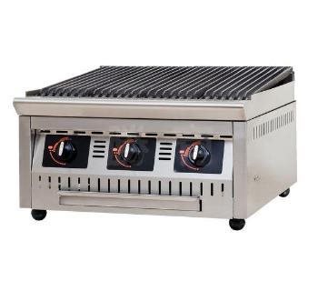 SYCBW-CBG-56H  桌上型瓦斯碳烤爐+火山石56*90*30CM