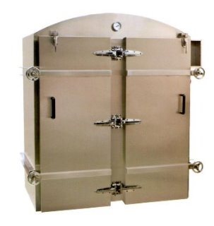 SYCBW-DPS-200-2   雙門推入式蒸庫含推車2台-弧形200*140CM鍋爐