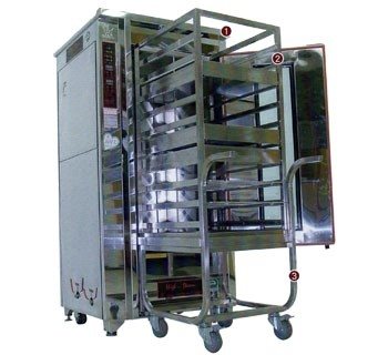 SYGJ-P27   IC觸控400型蒸食機微壓子母車