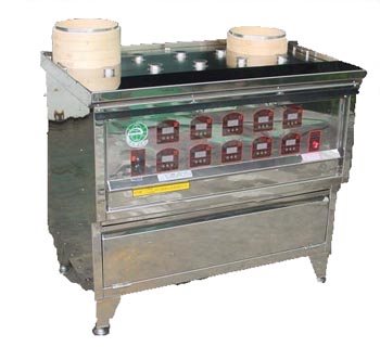 SYGJ-P28-2    IC觸控十孔式蒸食機