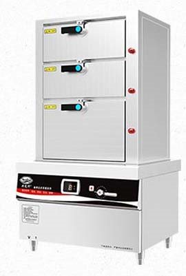 SYSLB-HIHL-T20D3EV  商用電力式三門海鮮蒸櫃-20KW
