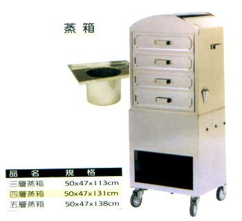 SYSW-080101-1   蒸箱組五層抽