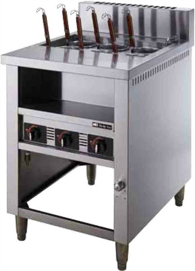 SYCBW-CNG-600    6孔單槽煮麵機-瓦斯電子開關