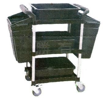 SYKDL-KU-3852FG   三層黑色全配型工作車（推車）