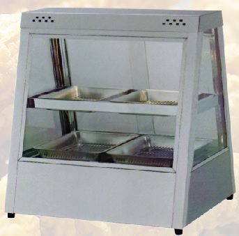 SYHL-BDR-2x2 三角保溫展示櫃(保溫櫥)-4盤
