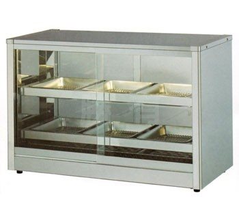 SYHL-BHR-3*2   雙開四角保溫展示櫃(保溫櫥)97CM