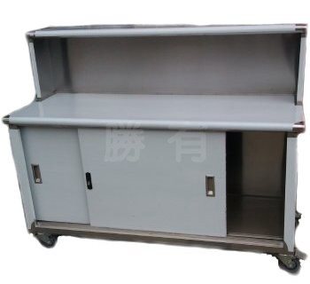 SYCS-2506-2D-430   全配上吧工作台2.5*6尺*2層
