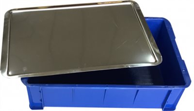 SYHY-01-0074   1/1塑膠籃專用不鏽鋼蓋59*36CM 