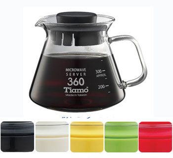 SYJHC-13-HG2296   耐熱玻璃咖啡花茶壺360cc