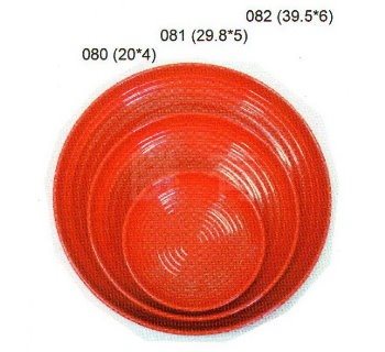SYSYL-R-082時尚紅美耐皿 仿陶深缽 