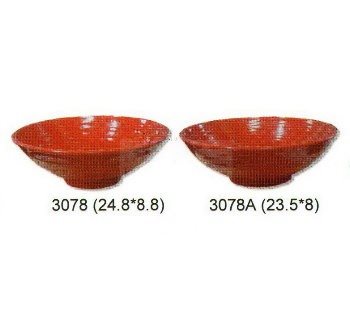 SYSYL-R-3078A時尚紅美耐皿-拉麵碗